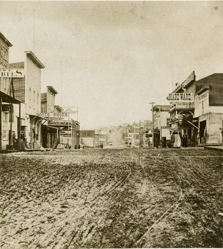 View north from 1st Ave. and Cherry Street,1880