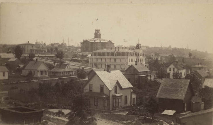 View SE from 4th Ave. and Seneca Street, 1883