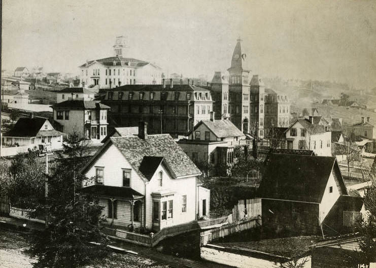 View SE from 4th Ave. and Seneca Street, 1886