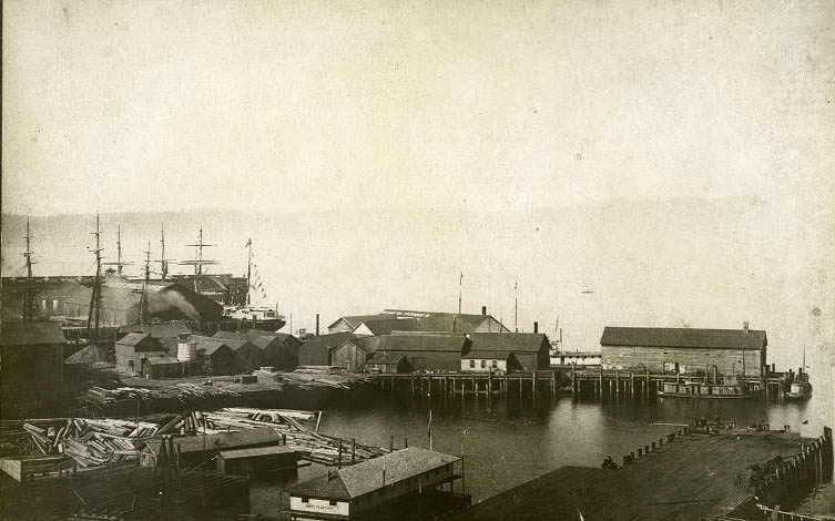 Yesler's wharf, 1887