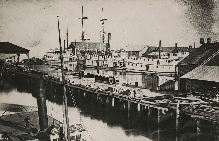 Yesler's wharf, 1885