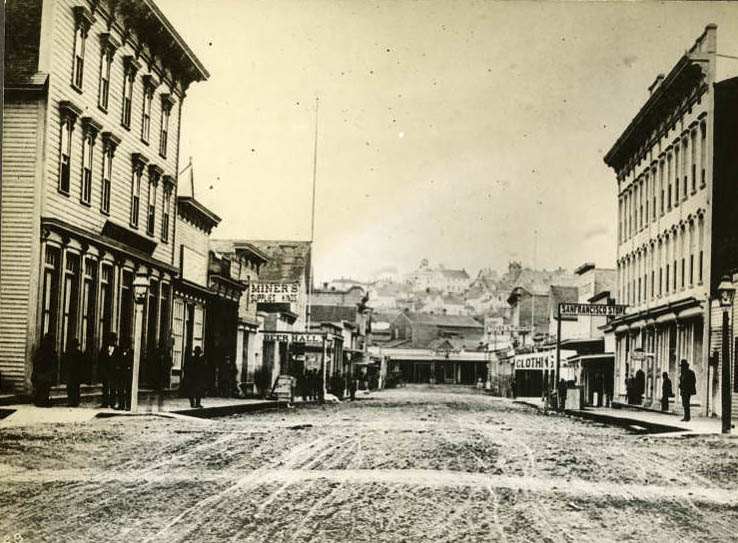 1st Ave. S. north from S. Main Street, 1880