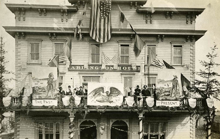 Arlington Hotel at 1st Ave. S. and S. Main Street, 1883
