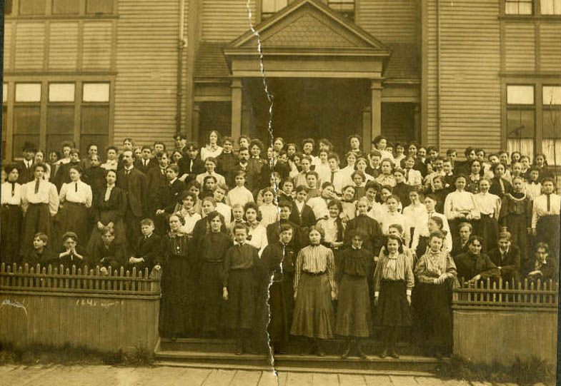 Broadway School in Ballard, 1891