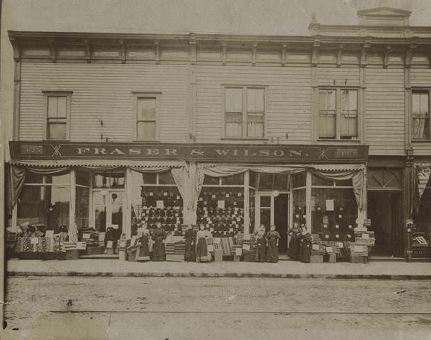 Fraser and Wilson Store on Pike Street, 1895