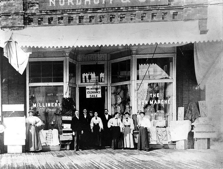 Bon Marche, Nordhoff and Co. department store, 1896