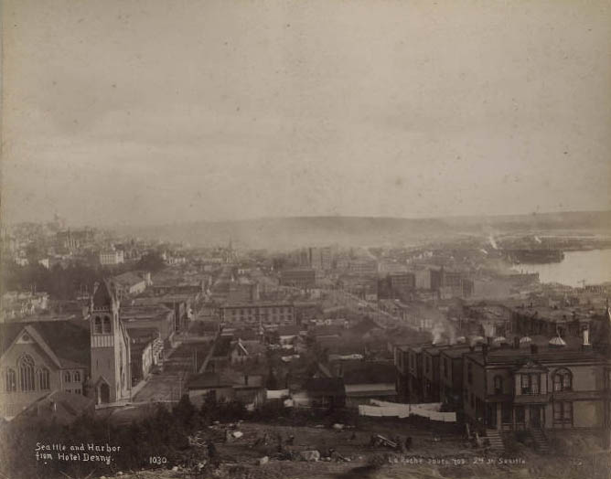 View south from Washington Hotel, 1890
