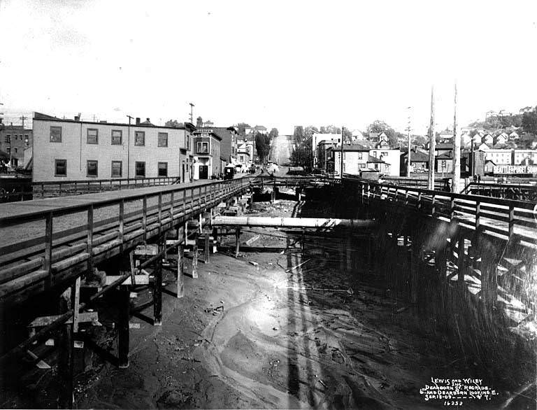 Dearborn Street regrade, September 18, 1909