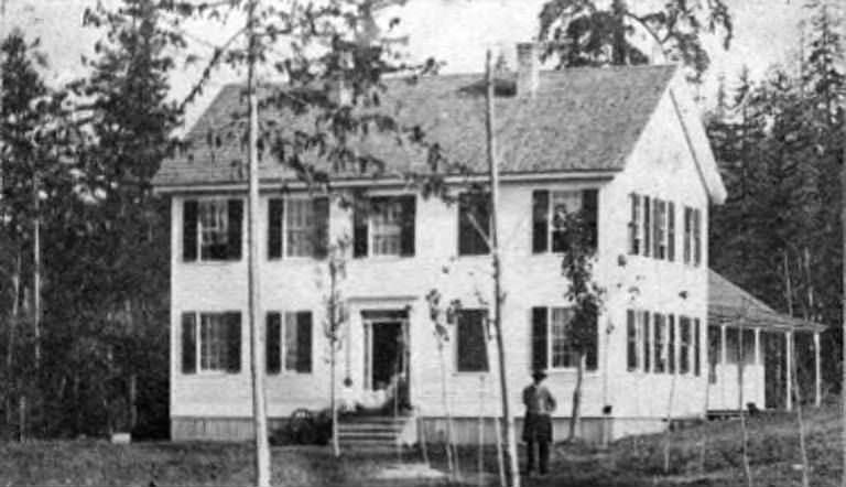 East Hall residence, Territorial University, Seattle, 1870