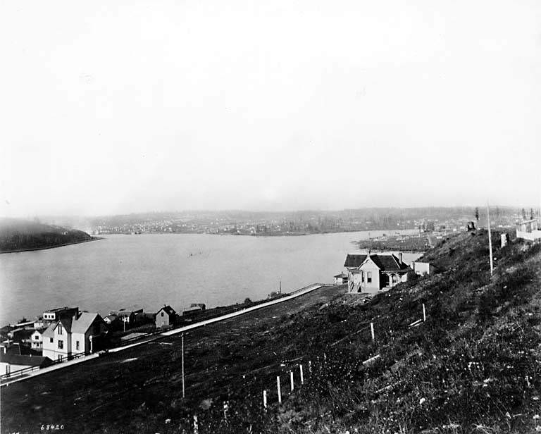 Eastlake from south Lake Union, 1895