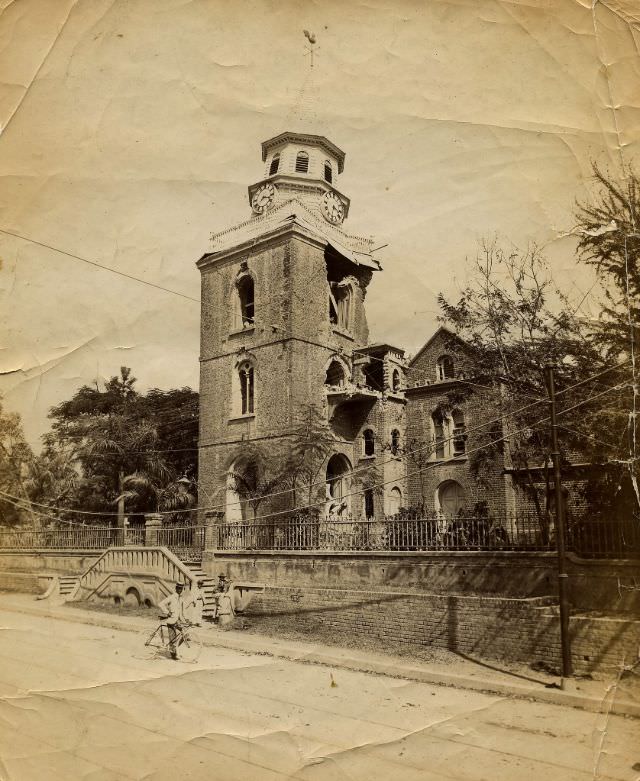 Parish Church Clock Tower, Kingston, Jamaica, 1907
