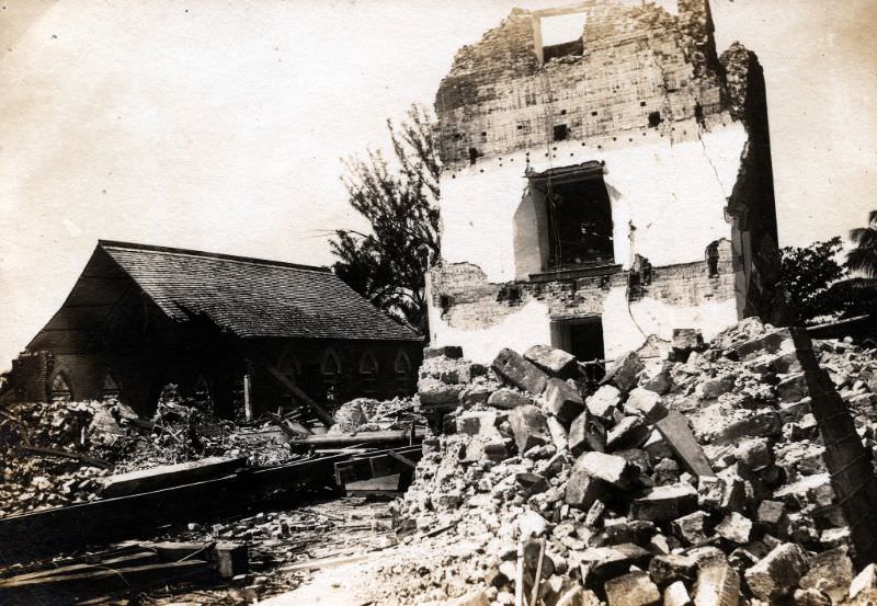 Ruins of St Michael's Church, 1907