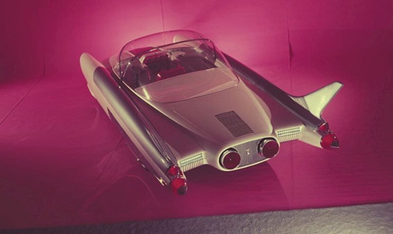 1954 Ford FX-Atmos: The Futuristic Car with Glass Dome Roof, Tail fins, and Rocket exhaust taillights