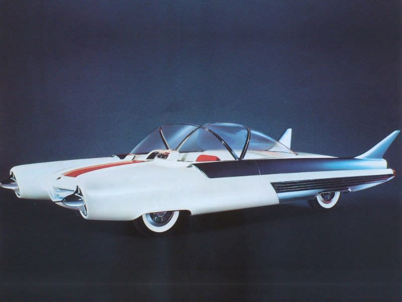 1954 Ford FX-Atmos: The Futuristic Car with Glass Dome Roof, Tail fins, and Rocket exhaust taillights