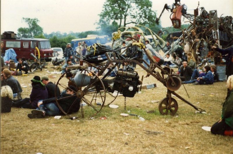 The Bizarre Artworks from Scrapped Cars by the Mutoid Waste Company from the 1980s