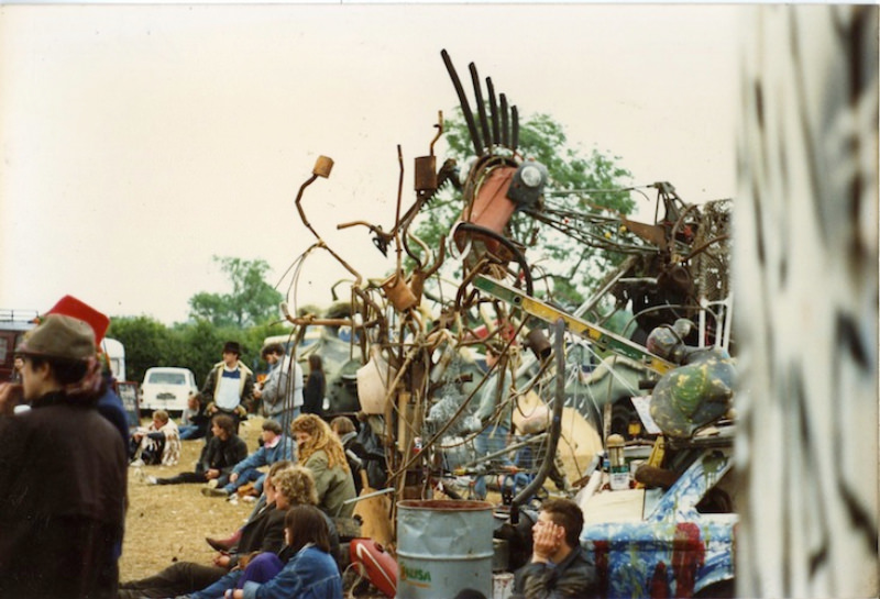 The Bizarre Artworks from Scrapped Cars by the Mutoid Waste Company from the 1980s