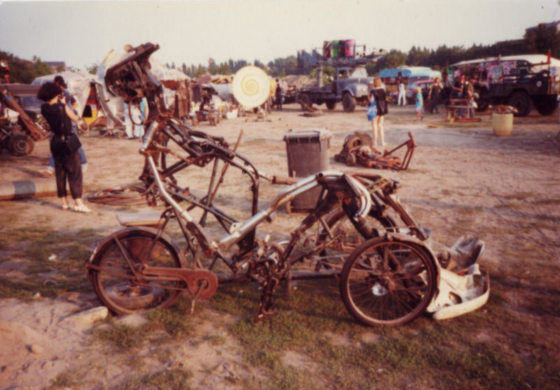 The Bizarre Artworks from Scrapped Cars by the Mutoid Waste Company from the 1980s