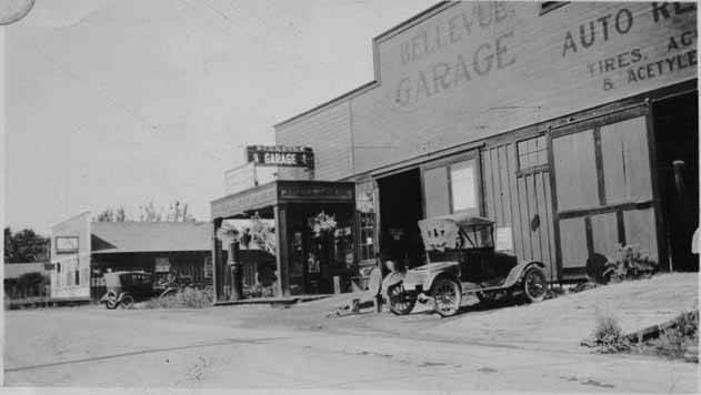 Bellevue Garage, Bellevue, 1925.