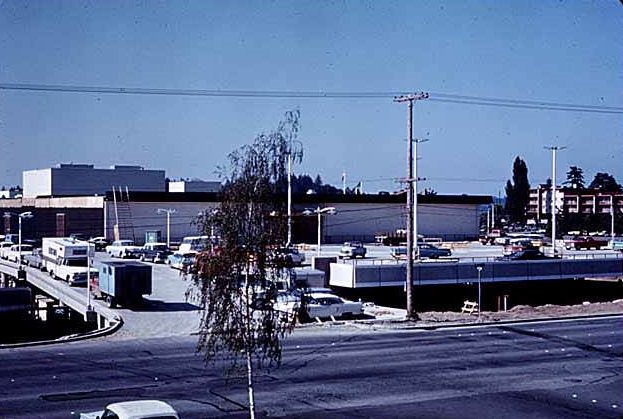 Bellevue Square under construction, Bellevue, 1969
