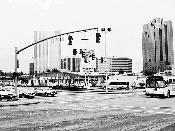 Bellevue Way and NE 4th Street, Bellevue, February 15, 1987