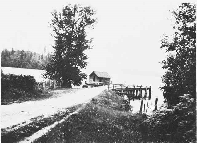 Boat dock, Bellevue, 1908