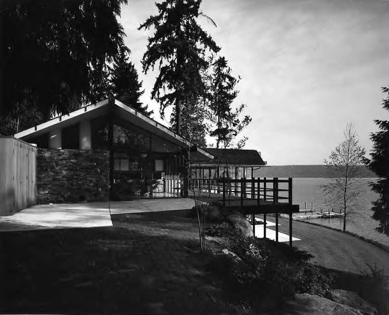 Clawson residence, 148 W Lake Sammamish Blvd., Bellevue, Washington, 1960