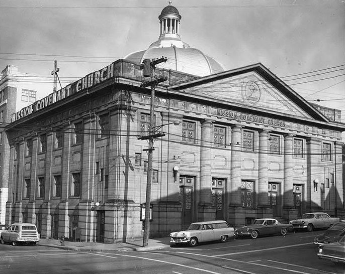First Covenant Church at Bellevue Ave. and E. Pike Street, Seattle, December 9, 1957