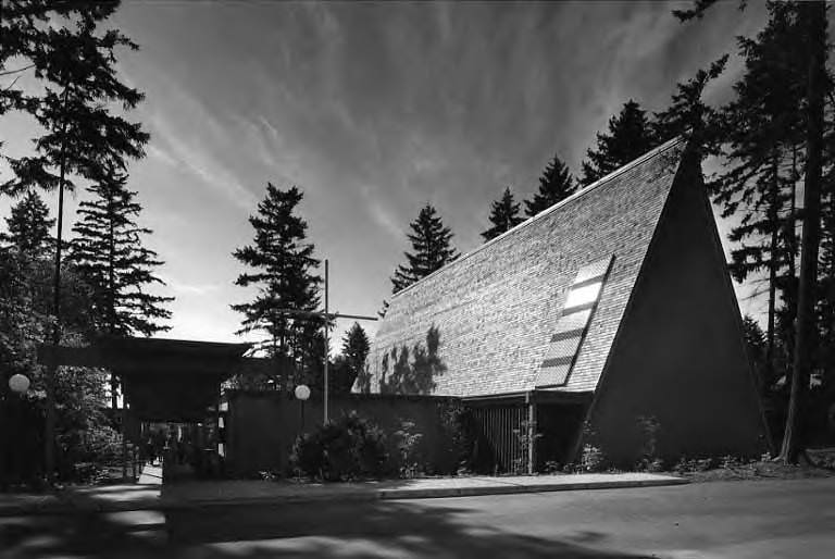 Grace Lutheran Church, 4625 NE 8th St., Bellevue, Washington, 1964