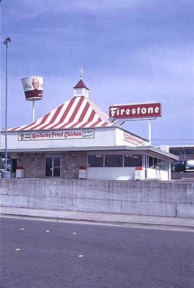 Kentucky Fried Chicken on Bellevue Way, Bellevue, 1969