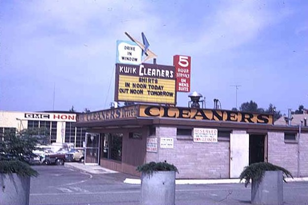 Kwik Cleaners, Bellevue, 1969