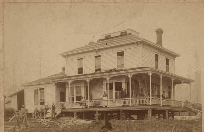 New home of Benson Northup nearing completion, 1889