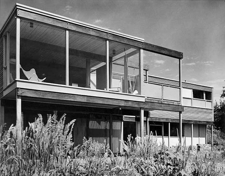 Prechek House exterior, Hilltop neighborhood, Bellevue, 1950s