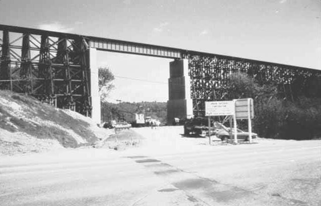 Wilburton Trestle, Bellevue, 1969