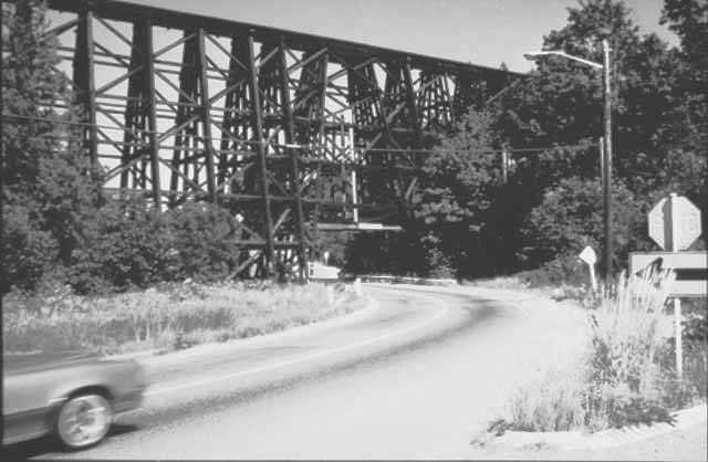 Wilburton Trestle, Bellevue, 1969