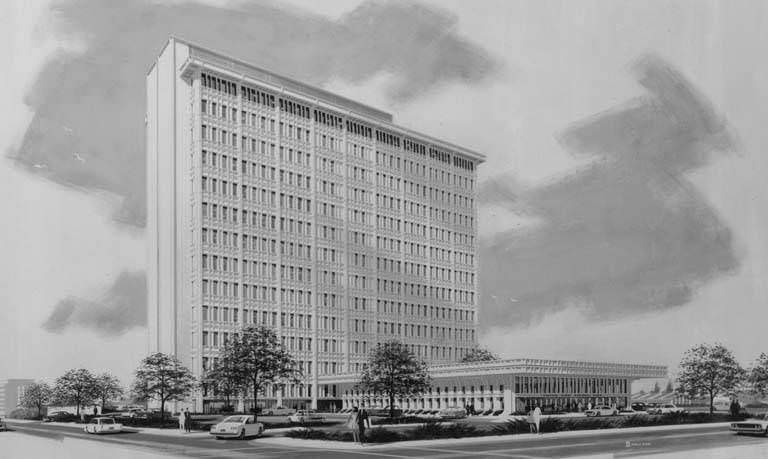 Winmar office building in Bellevue, 1969