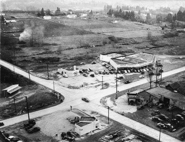 Intersection of Bellevue Way and NE 8th, 1937.