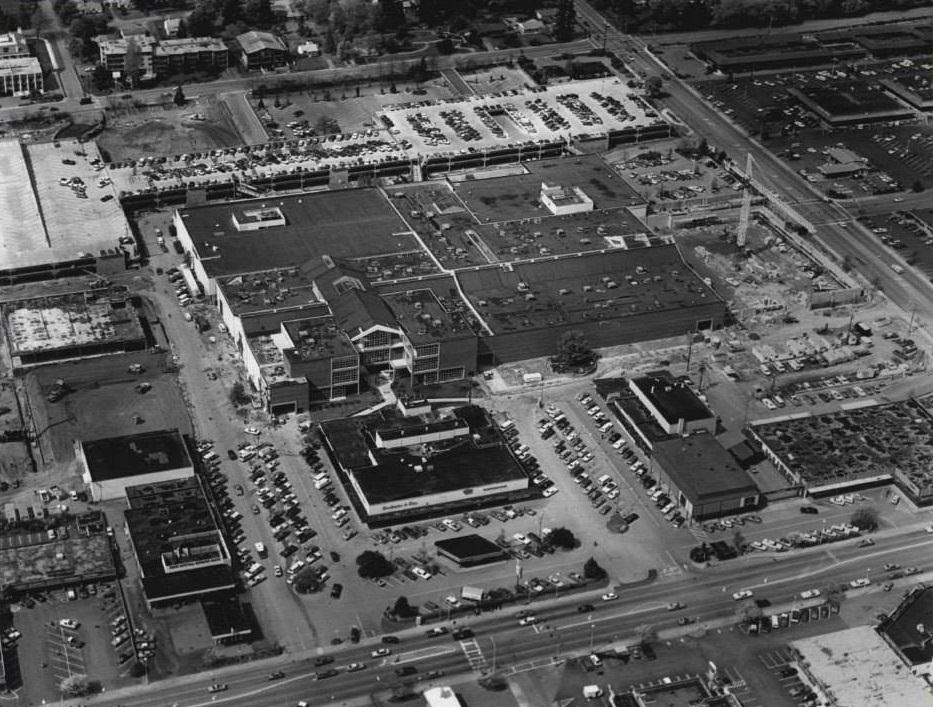 Bellevue Shopping Industry Buildings City Aerial, 1981