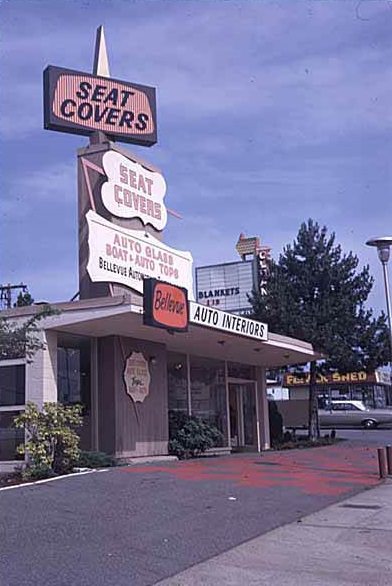Bellevue Auto Interiors, Bellevue, 1969