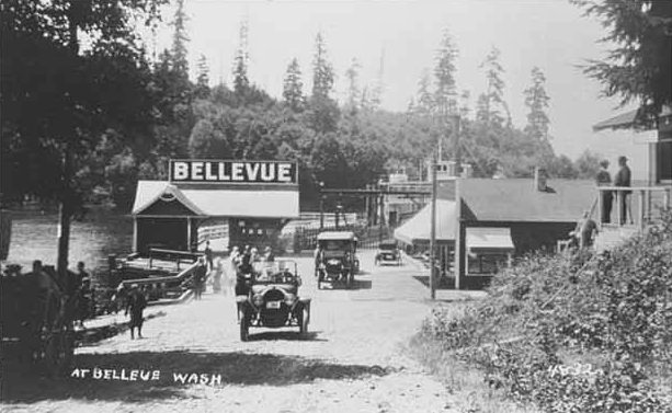 Bellevue ferry dock, Bellevue, 1910