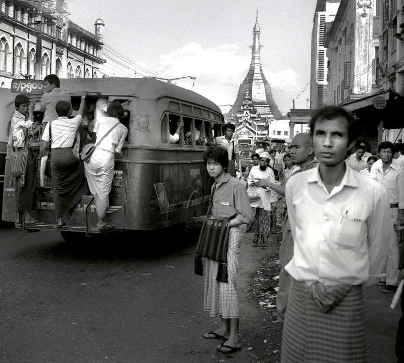 Rangoon, Burma, 1986