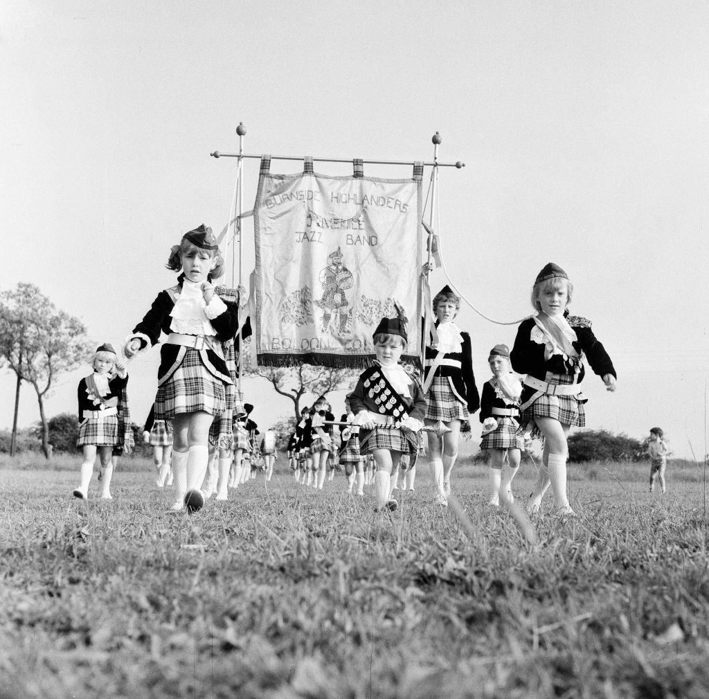 Burnside Highlanders Juvenile Jazz Band, Newcastle, 30th July 1971.