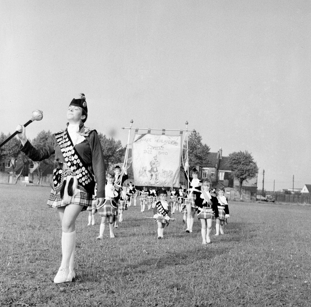 Burnside Highlanders Juvenile Jazz Band, Newcastle, 30th July 1971.