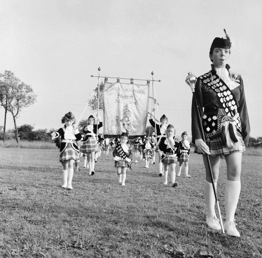 Burnside Highlanders Juvenile Jazz Band, Newcastle, 30th July 1971.