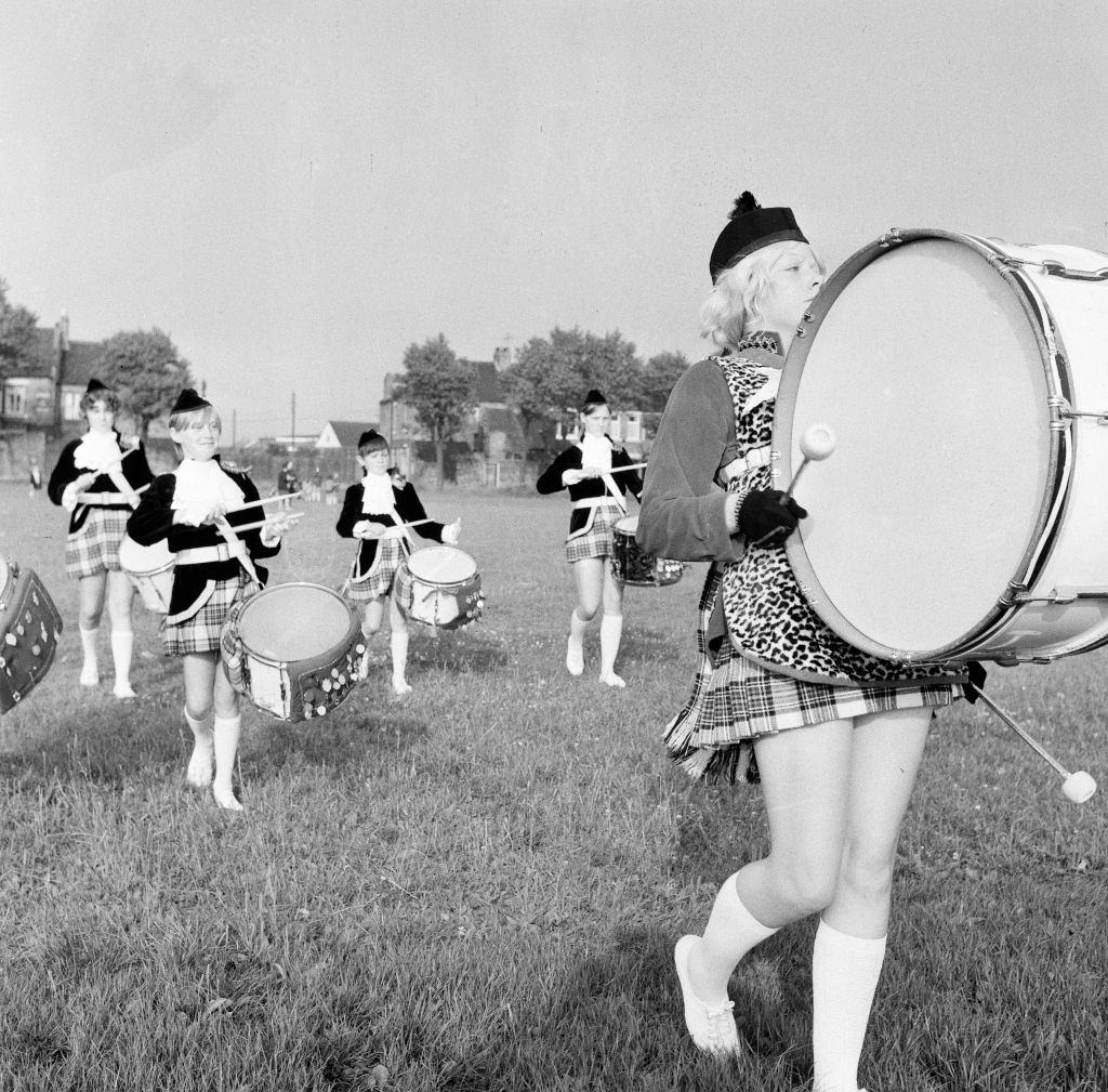Burnside Highlanders Juvenile Jazz Band, Newcastle, 30th July 1971.