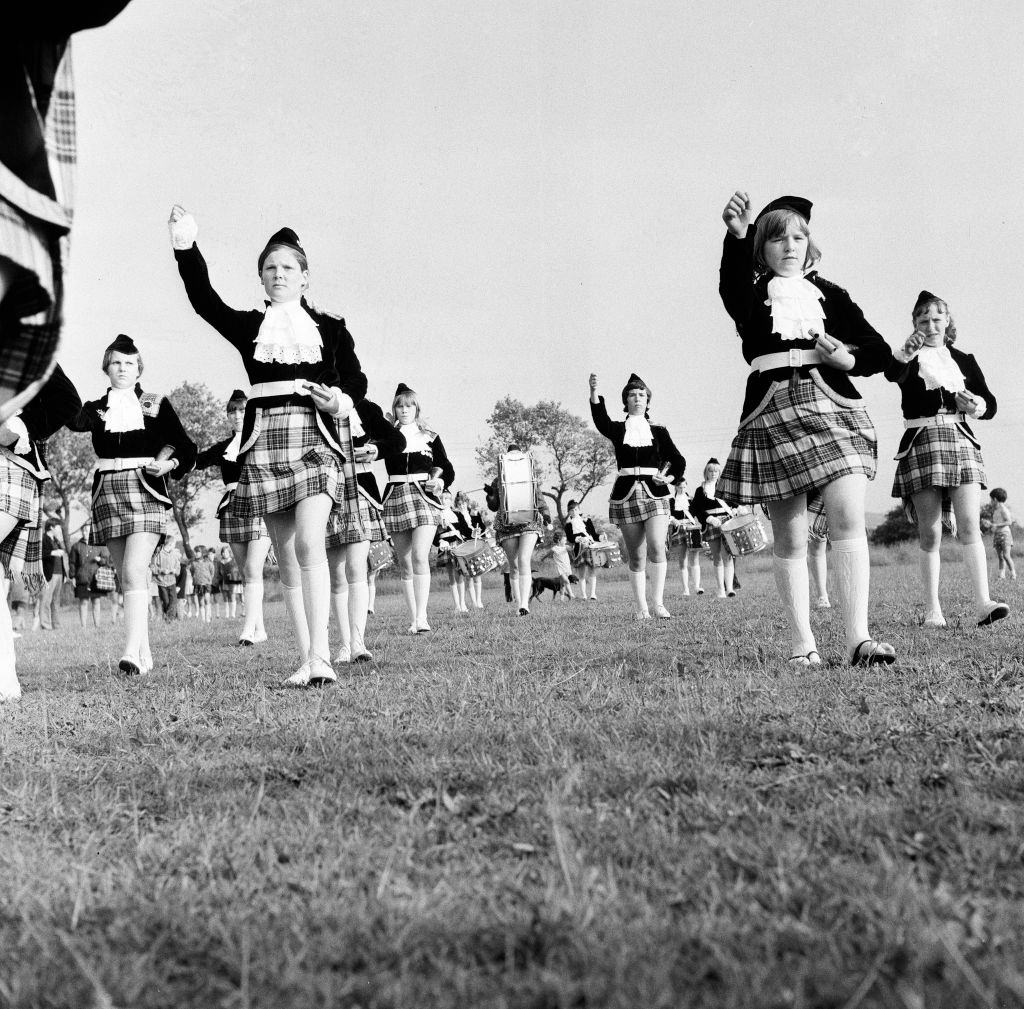 Burnside Highlanders Juvenile Jazz Band, Newcastle, 30th July 1971.