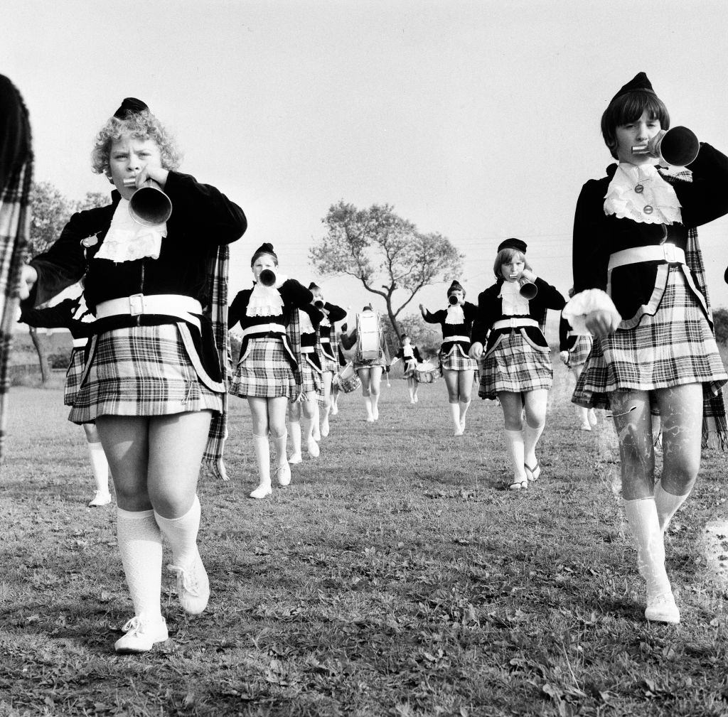 Burnside Highlanders Juvenile Jazz Band, Newcastle, 30th July 1971.