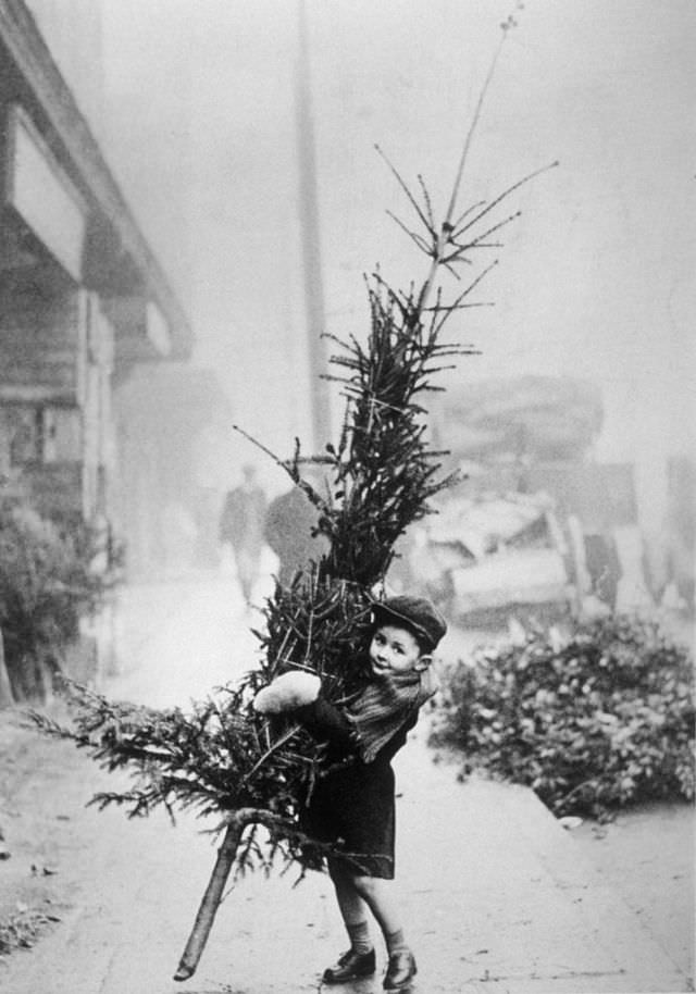 Spitalfields Market, London, 1946.