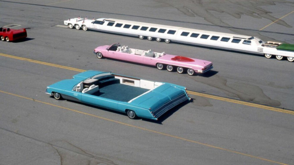 Double-Wide Limousine: The Weird Car that Spanned 2.5 Cars Wide and 30 Feet Long from the 1980s