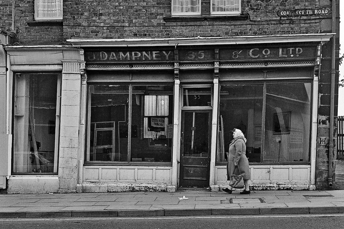 Distorted shop Coatsworth Road 12-7-81