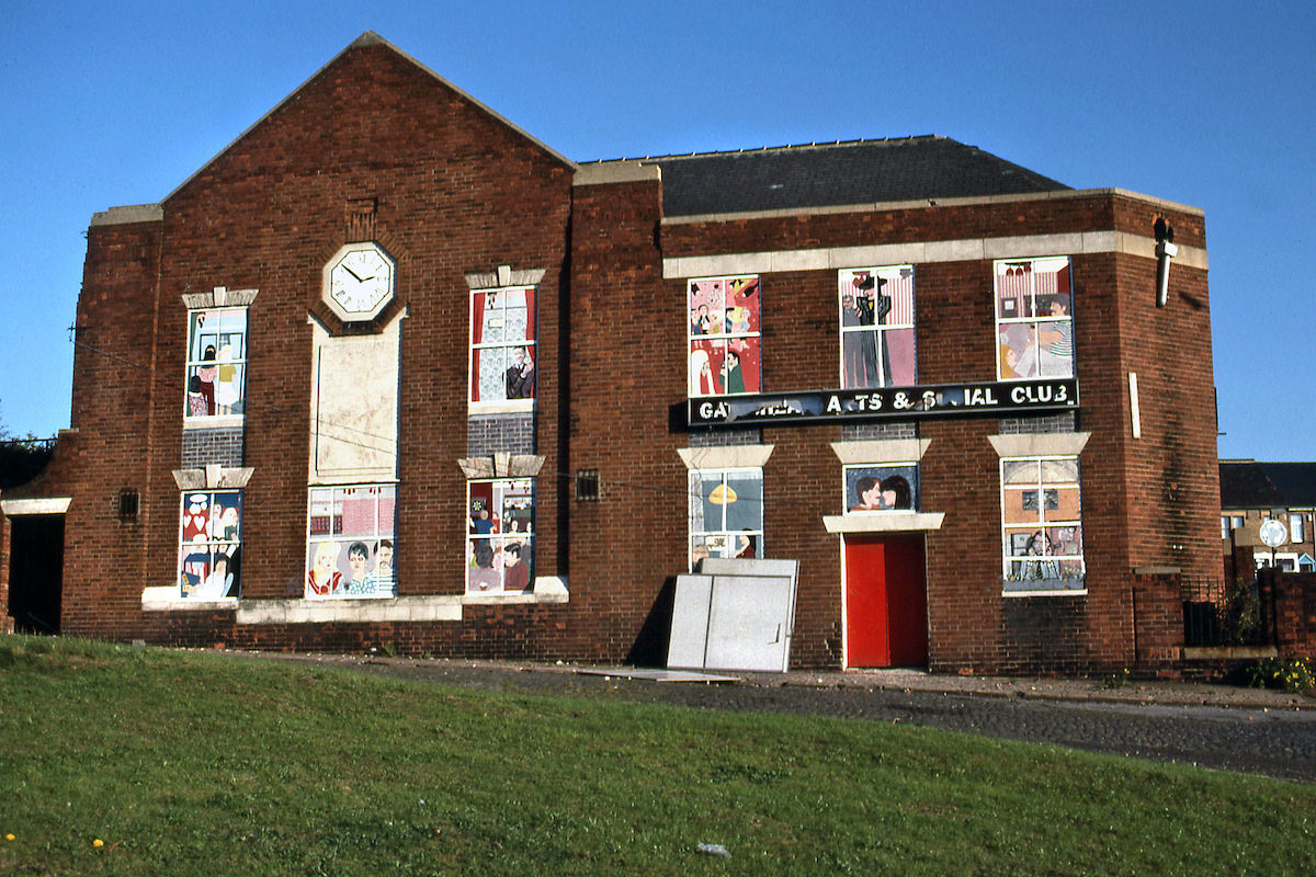 Gateshead Arts & Social Club, just off Cuthbert Street, Gateshead in 1989.